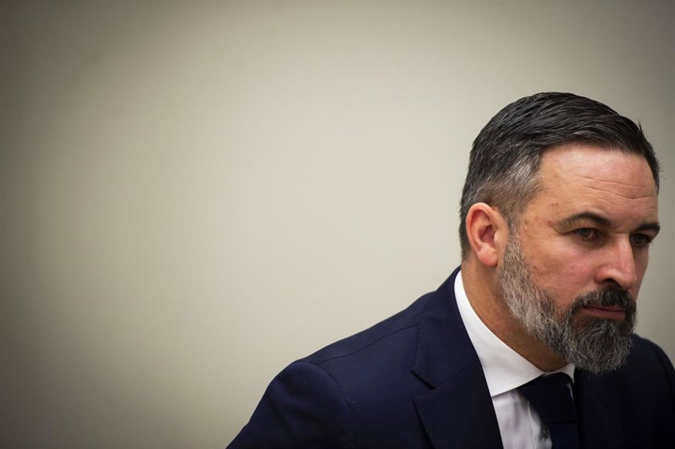 Archivo - El líder de VOX, Santiago Abascal, durante una entrevista para Europa Press, a 29 de noviembre de 2024, en Madrid (España). Santiago Abascal fue uno de los fundadores de VOX en 2013 y es presidente nacional del partido desde 2014. Además, desd