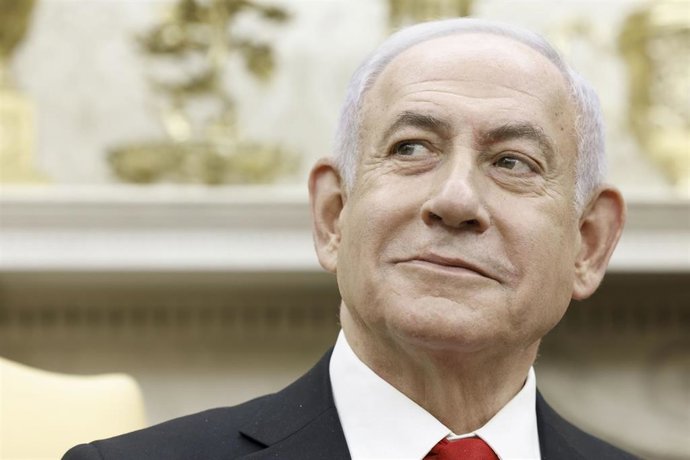 El primer ministro de Israeli, Benjamin Netanyahu 