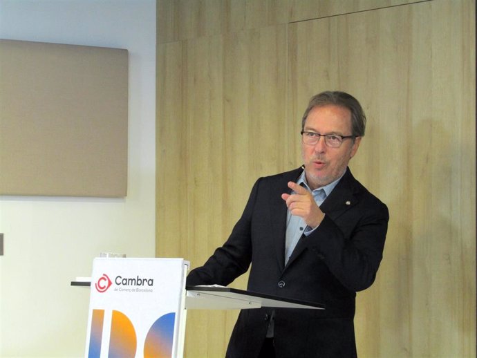 Archivo - El presidente de la Cámara de Barcelona, Josep Santacreu