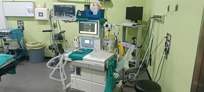 Equipo de anestesia del Hospital de Coria.