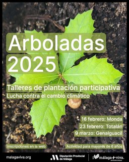 La arbolada incluye tanto una charla explicativa sobre los efectos del cambio climático como un pequeño recorrido para poner en valor el entorno en el que se realiza.