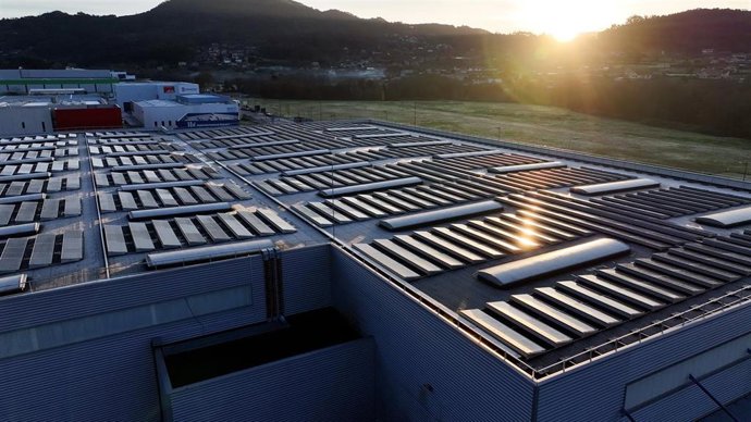 Instalación fotovoltacia de EDP para Snop en Nigrán (Pontevedra)