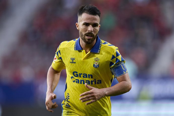 Archivo - Kirian Rodriguez of UD Las Palmas looks on during the LaLiga EA Sports match between CA Osasuna and UD Las Palmas at El Sadar on September 21, 2024, in Pamplona, Spain.