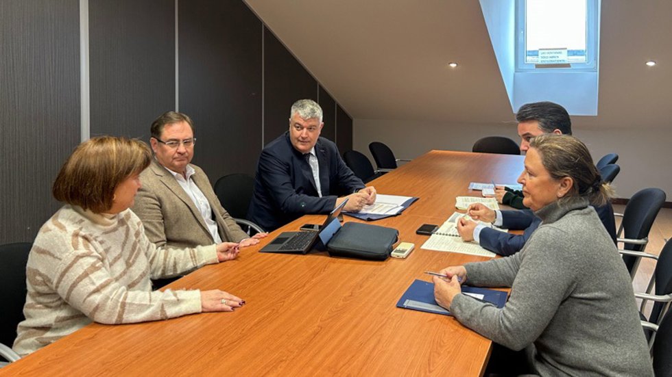 Momento de la reunión del Consejo Ejecutivo del ICAF.