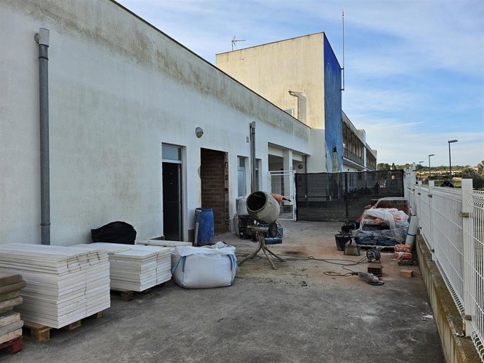 Obras construcción cocina CEIP Rodamilans, Sineu