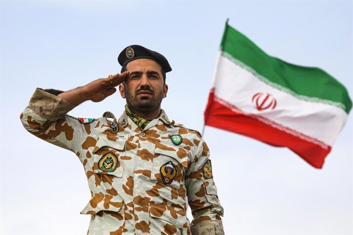 Imagen de archivo de un militar del Ejército iraní.