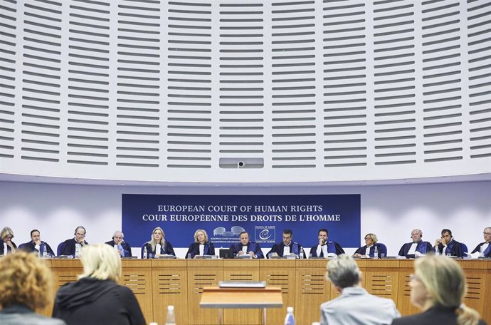 Archivo -  La Gran Sala Del Tribunal Europeo De Derechos Humanos 