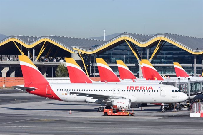 Archivo - Aviones de Iberia. 