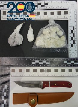 Imagen de la droga intervenida