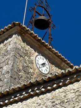 Campana del reloj de la iglesia de Casasana