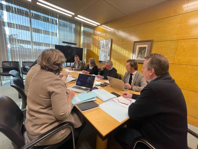 El consejero de Medio Rural, Marcelino Marcos, durante la reunión del Consejo Agrario.
