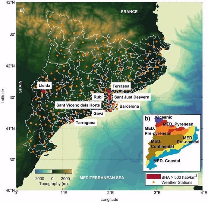 Estaciones meteorológicas automáticas de donde se han recogido los datos.