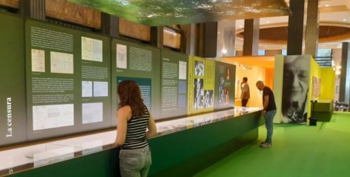 Archivo - Exposición sobre Ana María Matute en el Instituto Cervantes.