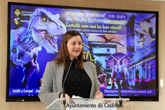 Más de 30 dinosaurios a escala real tomarán el centro de Castelló este fin de semana en una nueva edición de Expojurásico