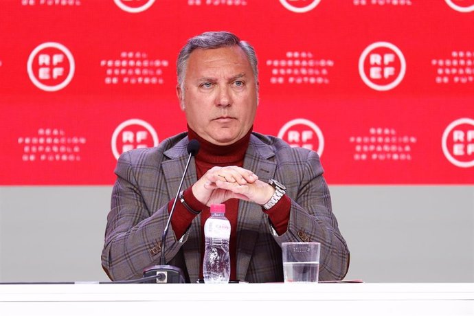 Archivo - El presidente del CTA, Luis Medina Cantalejo,en rueda de prensa. 