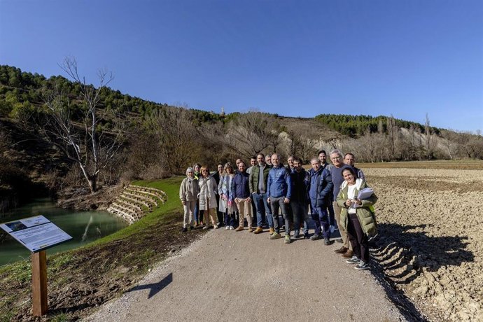 Visita a la actuación sobre el río Elorz.