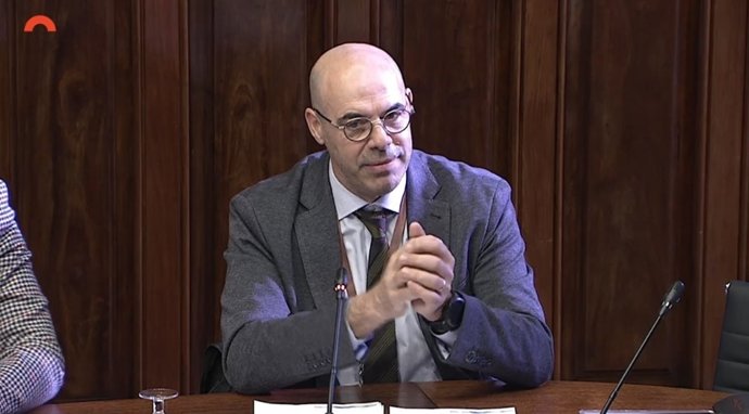 Hèctor Corominas durante su intervención.