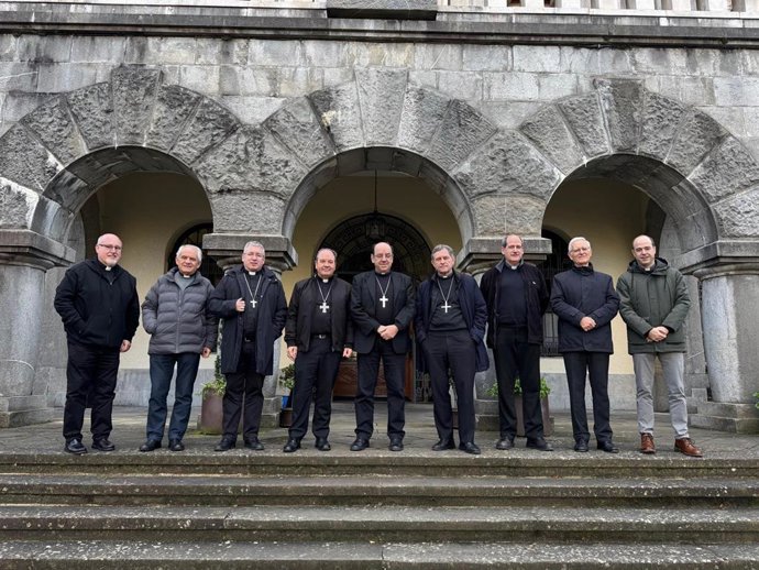 Reunión de los obispos vascos en el Seminario de Vitoria-Gasteiz