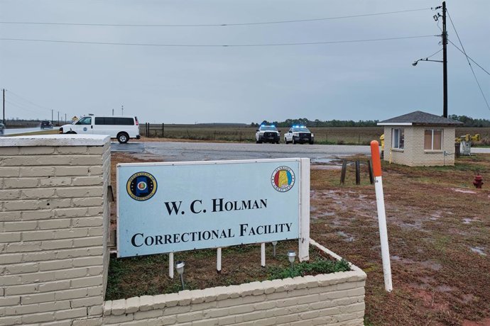 Archivo - Exterior del centro penitenciario William Holamn de Atmore, en Alabama, único centro de EEUU que aplica la ejecución con gas nitrógeno contra condenados a muerte