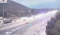 Cortada la AP-7 entre Vandellòs y l'Hospitalet de l'Infant (Tarragona) por un accidente