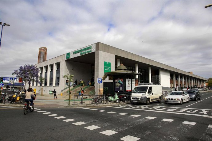 Estación Plaza de Armas en Sevilla.