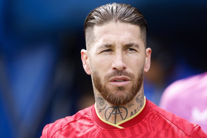 Archivo - Sergio Ramos of Sevilla FC looks on during the Spanish League, LaLiga EA Sports, football match played between Getafe CF and Sevilla FC at Coliseum de Getafe stadium on March 30, 2024, in Getafe, Madrid, Spain.