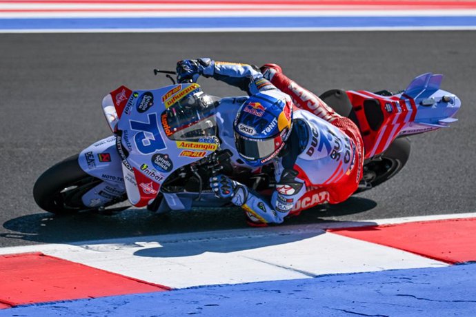 Archivo - Misano: Alex Marquez Spanish Gresini Racing MotoGP Ducati  during  Qualifying 1 and 2 of Gran Premio Red Bull di San Marino e della Riviera di Rimini, MotoGP World Championship in Misano, Italy, September 07 2024,Image: 905559757, License: Right