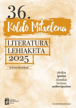Koldo Mitxelena Literatura Lehiaketaren 36. Aldia