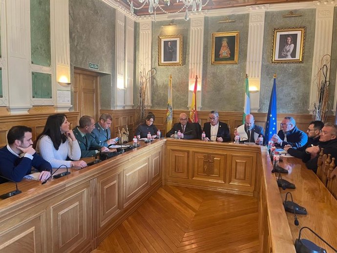 Reunión de la Junta Local de Seguridad de Bailén.