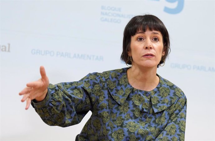 Archivo - La actual portavoz nacional del BNG, Ana Pontón, durante una entrevista para Europa Press, a 26 de noviembre de 2024, en Santiago de Compostela, A Coruña, Galicia (España). Pontón es la actual portavoz nacional del Bloque Nacionalista Galego (BN