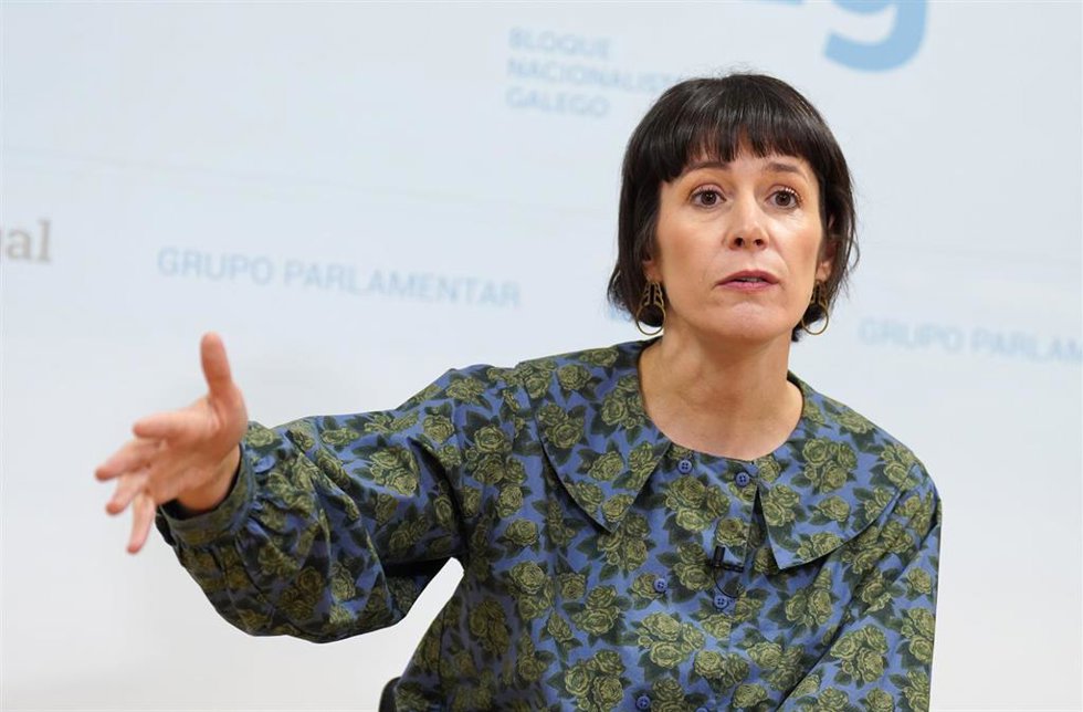 Archivo - La actual portavoz nacional del BNG, Ana Pontón, durante una entrevista para Europa Press, a 26 de noviembre de 2024, en Santiago de Compostela, A Coruña, Galicia (España). Pontón es la actual portavoz nacional del Bloque Nacionalista Galego (