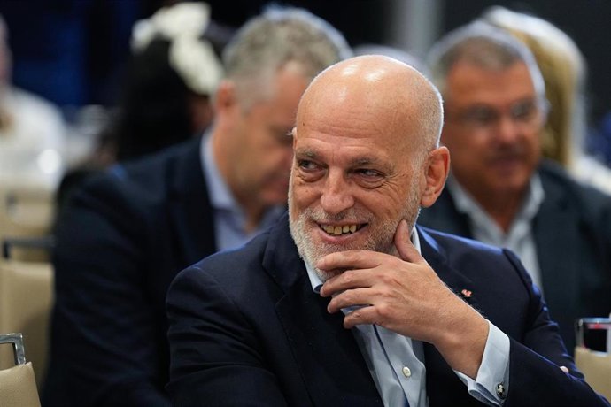 Archivo - El presidente de LaLiga Javier Tebas