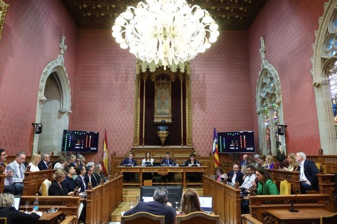 Sala de plenos del Consell de Mallorca.