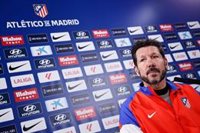 Simeone: "No estoy pensando en cómo va a salir el árbitro al derbi"
