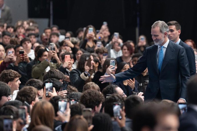 El Rey Felipe VI, preside el acto del Premio ‘Princesa de Girona Social 2025’ en el inicio del ‘Tour del talento 2025’ de la Fundación Princesa de Girona
