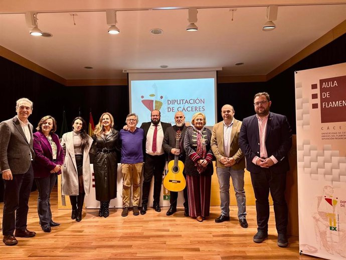 Presentación del Aula de Flamenco de la UEx-Diputación de Cáceres