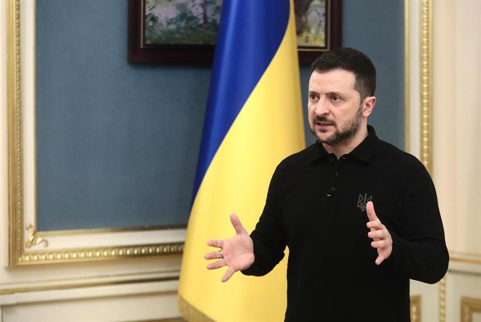 Volodimir Zelenski, presidente de Ucrania.