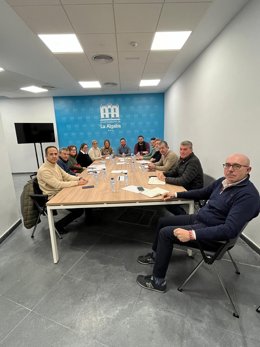 Reunión de trabajo de La Algaba, Guillena, y Alcalá del Río en torno al Área Urbana Funcional Vega del Guadalquivir.