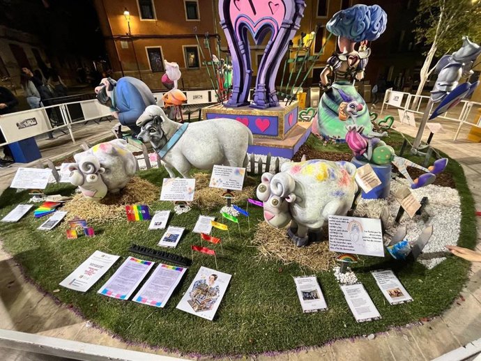 Las fallas de Xàtiva podrán optar al premio a la diversidad LGTBIQ+ 2025 con el monumento grande y el infantil
