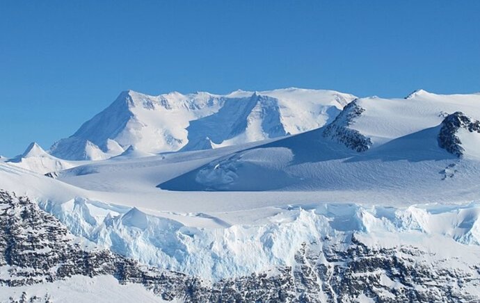 Montañas Ellsworth en la Antártida, unode los puntos donde se tomaron muestraas para el estudio