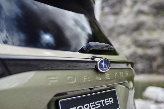 Archivo - Vehículo de la marca Subaru