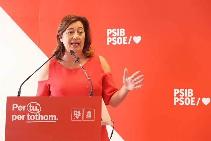 Archivo - La secretaria general del PSIB-PSOE, Francina Armengol. Archivo.