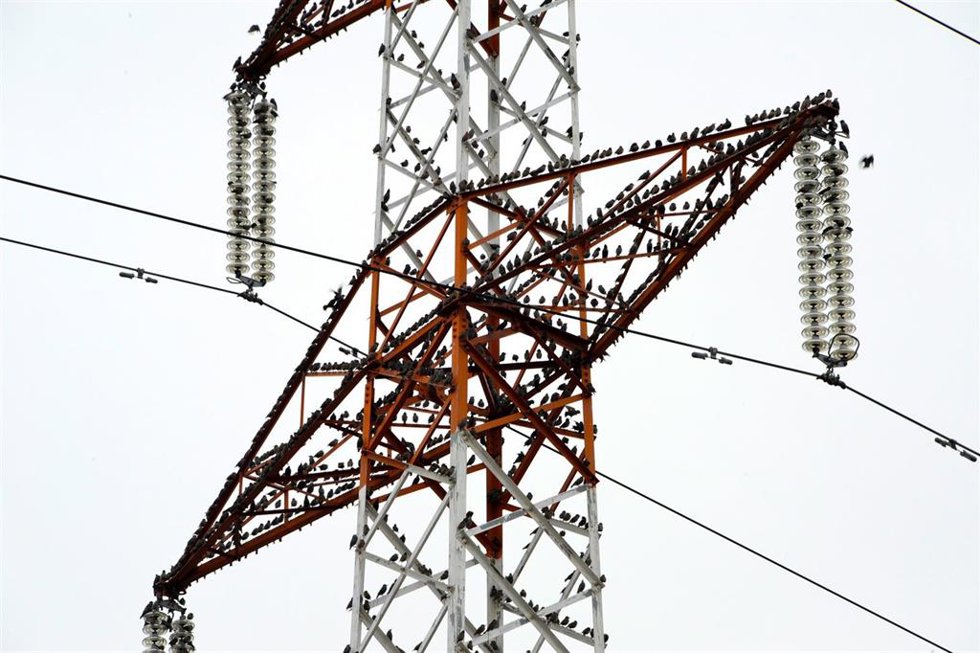 Archivo - Imagen de archivo de una torre eléctrica 