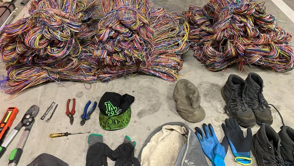 Material incautado por la policía catalana