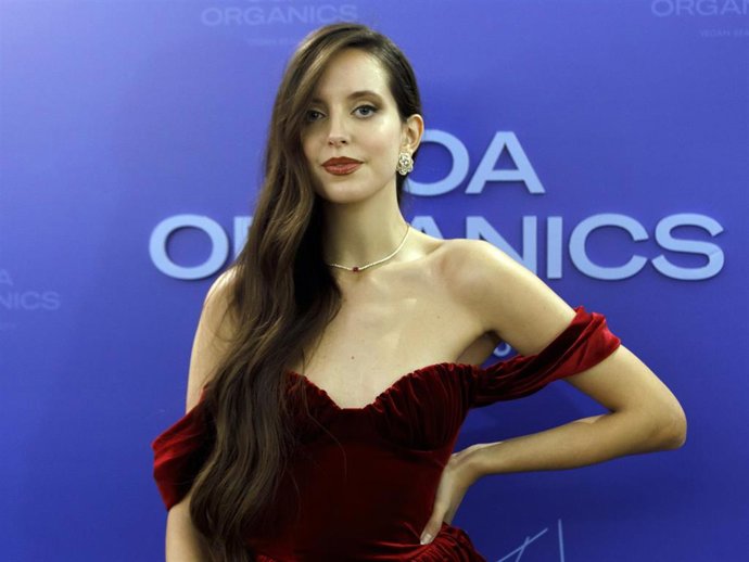 Marta Sierra en el photocall de la cena previa a los Premios Goya organizado por Goa Organics a 07 de Febrero de 2025 en Granada (España).