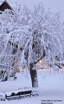 Nieve en Vielha (Lleida)
