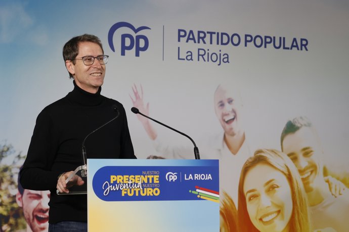 El presidente del PP de La Rioja, Gonzalo Capellán