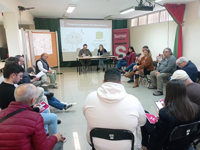 Asamblea regional de Sumar Canarias, este sábado, en La Laguna (Tenerife)