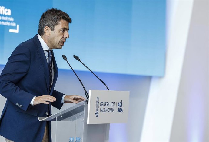 El president de la Generalitat y líder del PPCV, Carlos Mazón, en una imagen de archivo