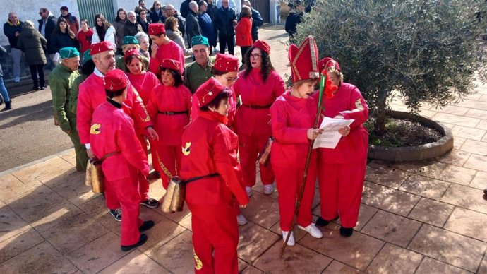 Diablos y Diablas de San Blas en Mazarulleque.